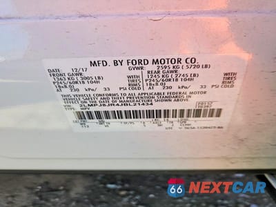 Zdjęcie 13 z 13 samochodu: 2018 LINCOLN MKX PREMIERE VIN:2LMPJ8JR4JBL21434 - miniatura