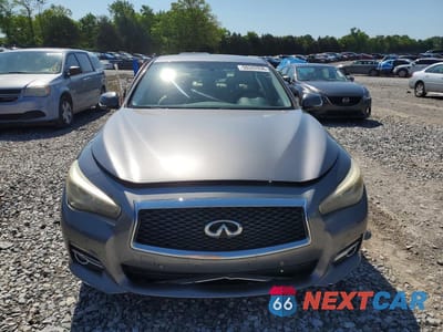 Piąte zdjęcie samochodu w środku: 2014 INFINITI Q50 BASE VIN:JN1BV7AR3EM684979 - miniatura