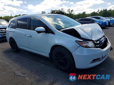 Czwarte zdjęcie samochodu z boku: 2015 HONDA ODYSSEY EXL VIN:5FNRL5H68FB021161 - miniatura