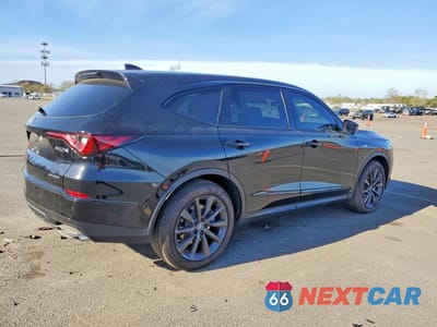 Trzecie zdjęcie samochodu z tyłu: 2025 ACURA MDX A-SPEC VIN:5J8YE1H09SL000483 - miniatura