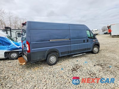 Trzecie zdjęcie samochodu z tyłu: 2020 RAM PROMASTER 3500 DELIVERY VAN VIN:3C6URVJG0LE142240 - miniatura