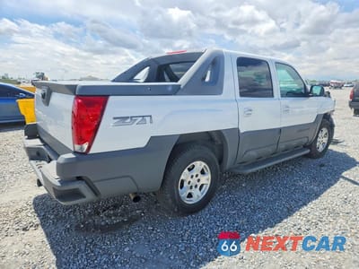 Trzecie zdjęcie samochodu z tyłu: 2002 CHEVROLET AVALANCHE K1500 VIN:3GNEK13TX2G265106 - miniatura