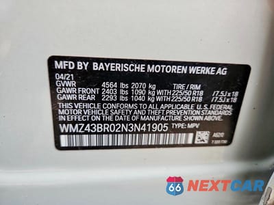Zdjęcie 13 z 13 samochodu: 2022 MINI COOPER COUNTRYMAN ALL4 VIN:WMZ43BR02N3N41905 - miniatura