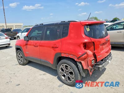 Drugie zdjęcie samochodu z przodu: 2015 JEEP RENEGADE LIMITED VIN:ZACCJBDT0FPB63645 - miniatura