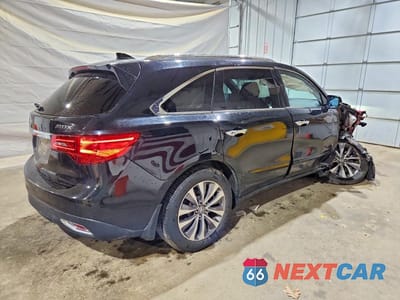 Trzecie zdjęcie samochodu z tyłu: 2014 ACURA MDX TECHNOLOGY VIN:5FRYD3H41EB001326 - miniatura