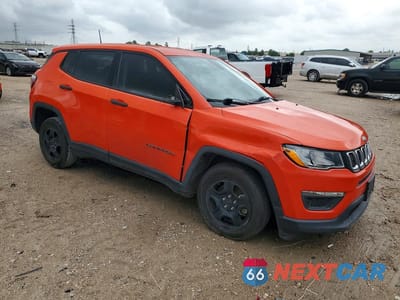 Czwarte zdjęcie samochodu z boku: 2021 JEEP COMPASS SPORT VIN:3C4NJCAB6MT552907 - miniatura