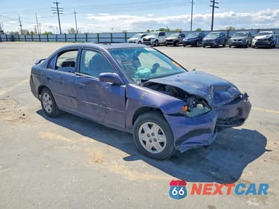 Czwarte zdjęcie samochodu z boku: 2002 HONDA CIVIC EX VIN:JHMES26782S002309 - miniatura