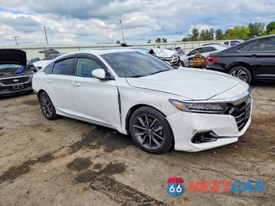 Czwarte zdjęcie samochodu z boku: 2022 HONDA ACCORD EXL VIN:1HGCV1F56NA026886 - miniatura