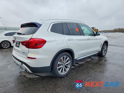 Trzecie zdjęcie samochodu z tyłu: 2019 BMW X3 XDRIVE30I VIN:5UXTR9C55KLP77417 - miniatura