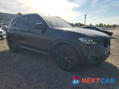 Czwarte zdjęcie samochodu z boku: 2022 BMW X3 XDRIVE30I VIN:5UX53DP05N9K29530 - miniatura