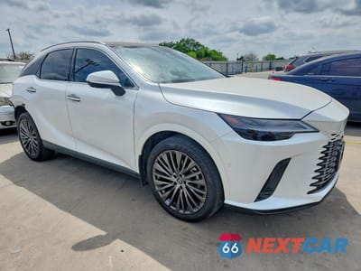 Czwarte zdjęcie samochodu z boku: 2023 LEXUS RX 350 LUXURY VIN:2T2BAMBA0PC014690 - miniatura