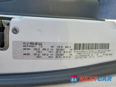 Zdjęcie 13 z 13 samochodu: 2016 DODGE GRAND CARAVAN SE VIN:2C4RDGBG2GR319561 - miniatura