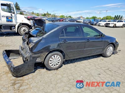 Trzecie zdjęcie samochodu z tyłu: 2007 TOYOTA COROLLA LE VIN:JTDBR32E870115822 - miniatura