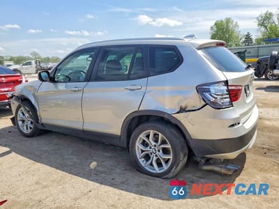 Drugie zdjęcie samochodu z przodu: 2013 BMW X3 XDRIVE28I VIN:5UXWX9C56D0A29947 - miniatura