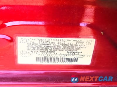 Zdjęcie 13 z 13 samochodu: 2012 NISSAN VERSA 1.6 S VIN:3N1CN7AP6CL889254 - miniatura
