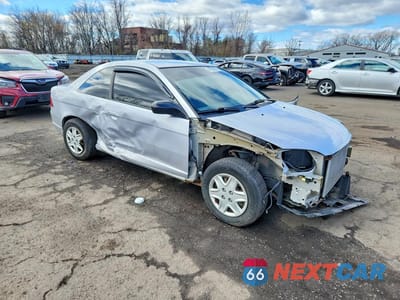 Czwarte zdjęcie samochodu z boku: 2003 HONDA CIVIC LX VIN:1HGEM22593L069966 - miniatura