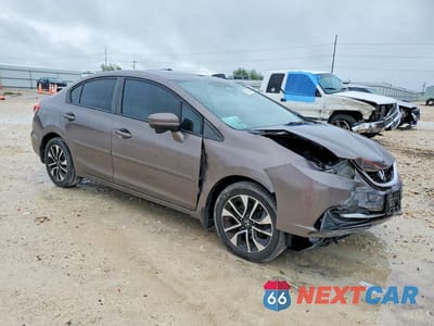 Czwarte zdjęcie samochodu z boku: 2014 HONDA CIVIC EX VIN:19XFB2F89EE078515 - miniatura