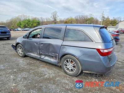 Drugie zdjęcie samochodu z przodu: 2011 HONDA ODYSSEY EXL VIN:5FNRL5H67BB016446 - miniatura
