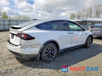 Trzecie zdjęcie samochodu z tyłu: 2022 TESLA MODEL X VIN:7SAXCDE56NF351556 - miniatura