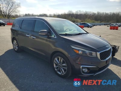 Czwarte zdjęcie samochodu z boku: 2015 KIA SEDONA SX LIMITED VIN:KNDME5C12F6031535 - miniatura