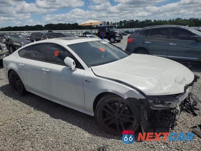 Czwarte zdjęcie samochodu z boku: 2016 AUDI A7 PREMIUM PLUS VIN:WAUWGAFC4GN118348 - miniatura
