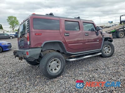 Trzecie zdjęcie samochodu z tyłu: 2007 HUMMER H2 VIN:5GRGN23UX7H100837 - miniatura
