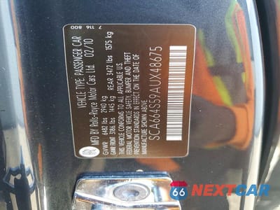 Zdjęcie 12 z 12 samochodu: 2010 ROLLS-ROYCE GHOST VIN:SCA664S59AUX48675 - miniatura