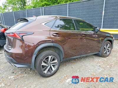 Trzecie zdjęcie samochodu z tyłu: 2019 LEXUS NX 300 BASE VIN:JTJBARBZ6K2191403 - miniatura