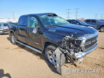 Czwarte zdjęcie samochodu z boku: 2023 RAM 1500 BIG HORN VIN:1C6RREFT3PN585317 - miniatura