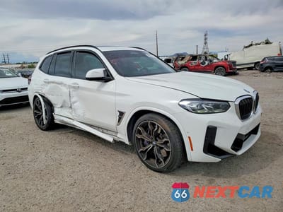 Czwarte zdjęcie samochodu z boku: 2022 BMW X3 M VIN:5YM13EC06N9L04996 - miniatura