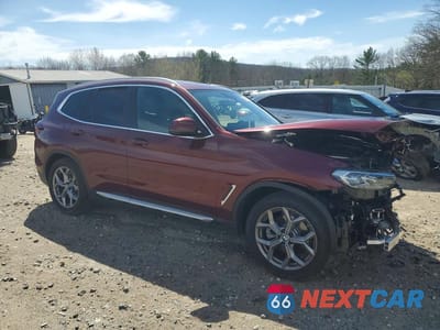 Czwarte zdjęcie samochodu z boku: 2024 BMW X3 XDRIVE30I VIN:5UX53DP07R9W62143 - miniatura
