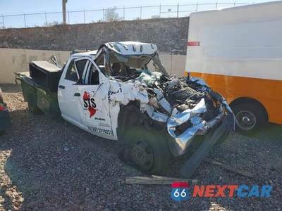 Czwarte zdjęcie samochodu z boku: 2019 RAM 3500 HD FLATBED TRUCK VIN:3C7WRSCL8KG597563 - miniatura