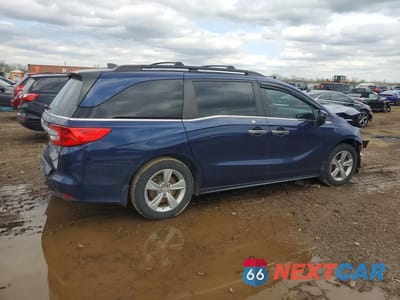 Trzecie zdjęcie samochodu z tyłu: 2020 HONDA ODYSSEY EXL VIN:5FNRL6H77LB043033 - miniatura