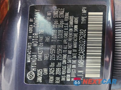 Zdjęcie 13 z 13 samochodu: 2025 HYUNDAI KONA SEL VIN:KM8HBCAB8SU275282 - miniatura
