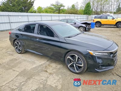 Czwarte zdjęcie samochodu z boku: 2022 HONDA ACCORD SPORT SE VIN:1HGCV1F40NA069191 - miniatura