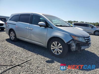 Czwarte zdjęcie samochodu z boku: 2017 HONDA ODYSSEY EX VIN:5FNRL5H46HB008636 - miniatura
