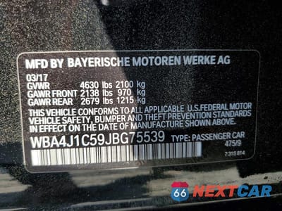 Zdjęcie 12 z 12 samochodu: 2018 BMW 430I GRAN COUPE VIN:WBA4J1C59JBG75539 - miniatura