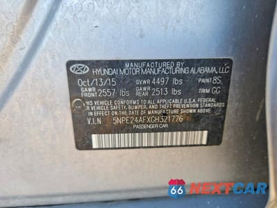 Zdjęcie 12 z 12 samochodu: 2016 HYUNDAI SONATA SE VIN:5NPE24AFXGH321776 - miniatura