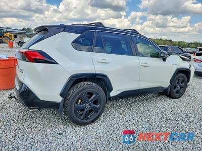 Trzecie zdjęcie samochodu z tyłu: 2019 TOYOTA RAV4 HYBRID XSE VIN:JTMEWRFV7KJ009822 - miniatura