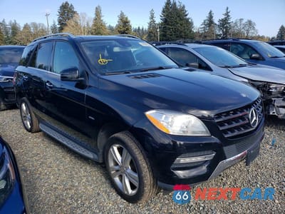 Czwarte zdjęcie samochodu z boku: 2012 MERCEDES-BENZ ML 350 4MATIC VIN:4JGDA5HB3CA024031 - miniatura