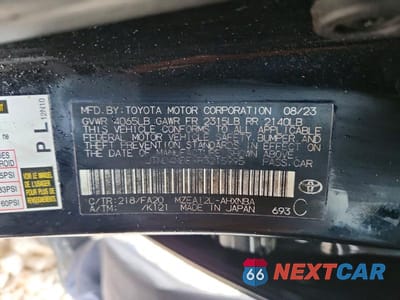 Zdjęcie 12 z 12 samochodu: 2024 TOYOTA COROLLA HATCHBACK SE VIN:JTND4MBEXR3215995 - miniatura