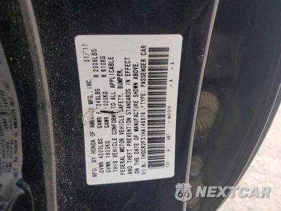 Zdjęcie 12 z 12 samochodu: 2017 HONDA ACCORD LX VIN:1HGCR2F31HA146978 - miniatura