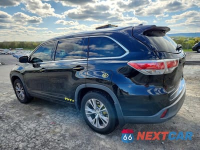 Drugie zdjęcie samochodu z przodu: 2014 TOYOTA HIGHLANDER XLE VIN:5TDJKRFH6ES024713 - miniatura