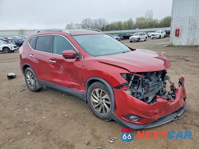 Czwarte zdjęcie samochodu z boku: 2014 NISSAN ROGUE SL VIN:5N1AT2MV0EC788700 - miniatura