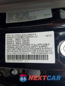 Zdjęcie 13 z 13 samochodu: 2024 HONDA ACCORD LX VIN:1HGCY1F27RA043179 - miniatura