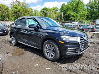 Czwarte zdjęcie samochodu z boku: 2020 AUDI Q5 PREMIUM VIN:WA1ANAFY0L2054376 - miniatura