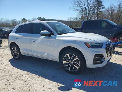 Czwarte zdjęcie samochodu z boku: 2021 AUDI Q5 PRESTIGE VIN:WA1CAAFY2M2007291 - miniatura