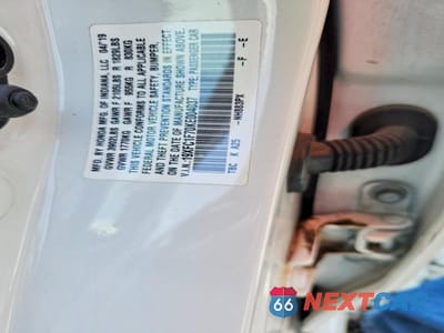 Zdjęcie 12 z 12 samochodu: 2019 HONDA CIVIC EXL VIN:19XFC1F70KE004037 - miniatura