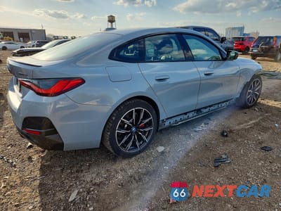 Trzecie zdjęcie samochodu z tyłu: 2023 BMW I4 EDRIVE 40 VIN:WBY73AW00PFN55345 - miniatura