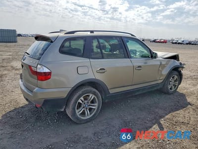 Trzecie zdjęcie samochodu z tyłu: 2008 BMW X3 3.0I VIN:WBXPC73478WE52717 - miniatura